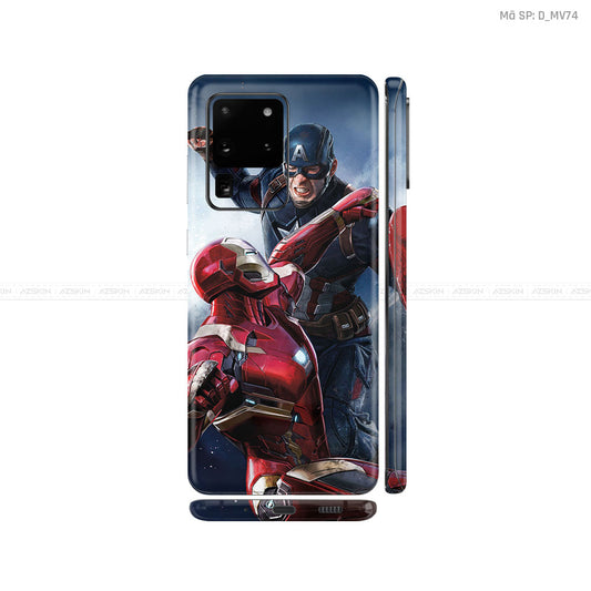Dán Skin Galaxy S20 Series Hình Marvel Avengers | D_MV74