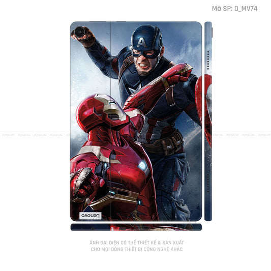 Dán Skin Máy Tính Bảng Lenovo Pad Series Hình Marvel | D_MV74