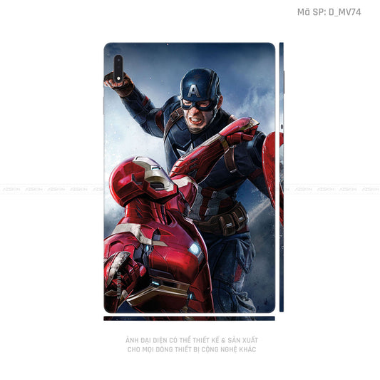 Dán Skin Galaxy Tab S9 Series Hình Marvel | D_MV74