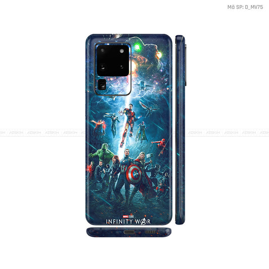 Dán Skin Galaxy S20 Series Hình Marvel Avengers | D_MV75