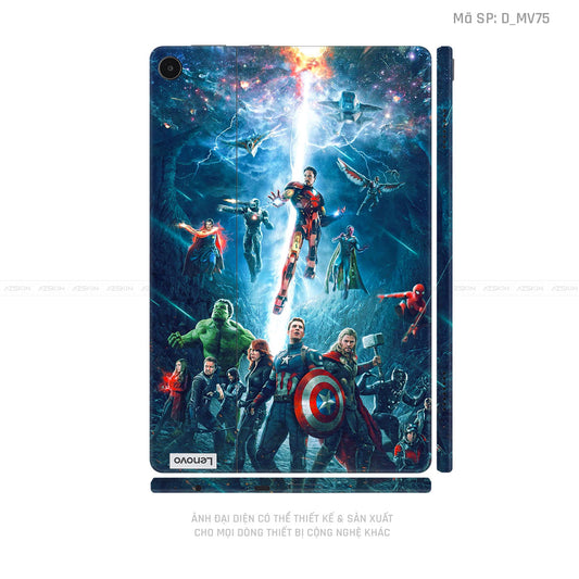 Dán Skin Máy Tính Bảng Lenovo Pad Series Hình Marvel | D_MV75