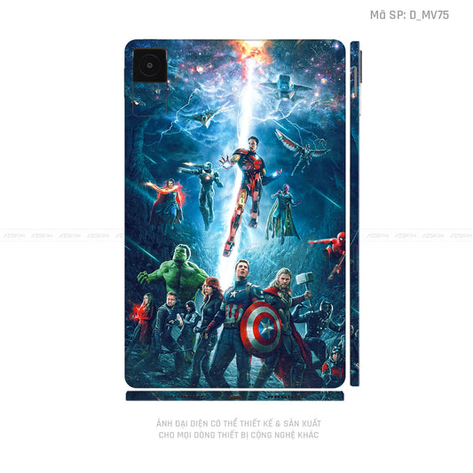 Dán Skin Máy Tính Bảng Xiaomi Mipad Hình Marvel | D_MV75