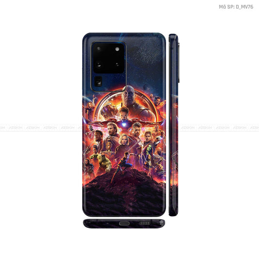 Dán Skin Galaxy S20 Series Hình Marvel Avengers | D_MV76