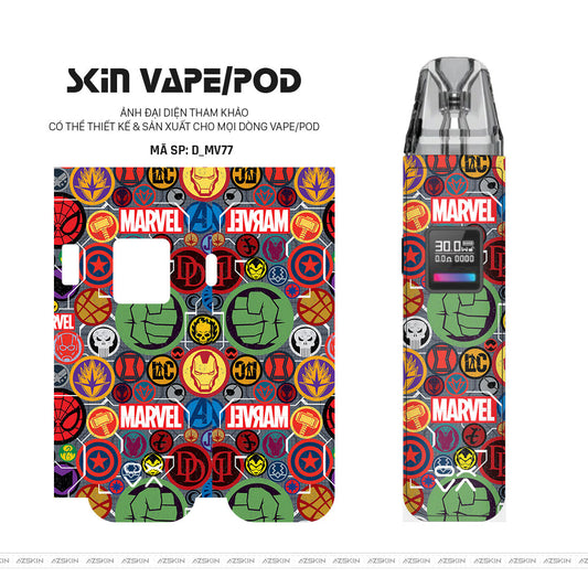 Dán Skin Pod Hình Marvel | D_MV77