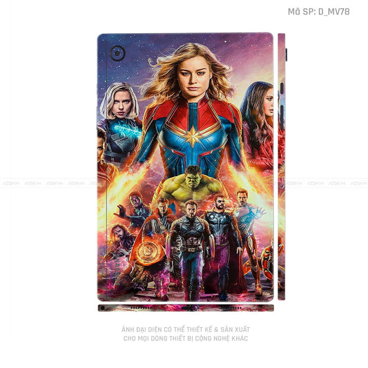 Dán Skin Galaxy Tab A Series Hình Marvel | D_MV78