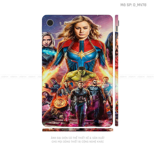 Dán Skin Máy Tính Bảng Oppo Pad Series Hình Marvel | D_MV78