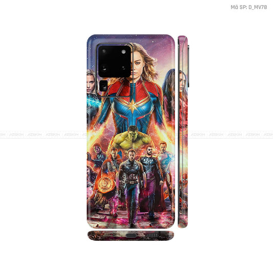 Dán Skin Galaxy S20 Series Hình Marvel Avengers | D_MV78