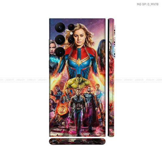 Dán Skin Galaxy S22 Series Hình Marvel | D_MV78