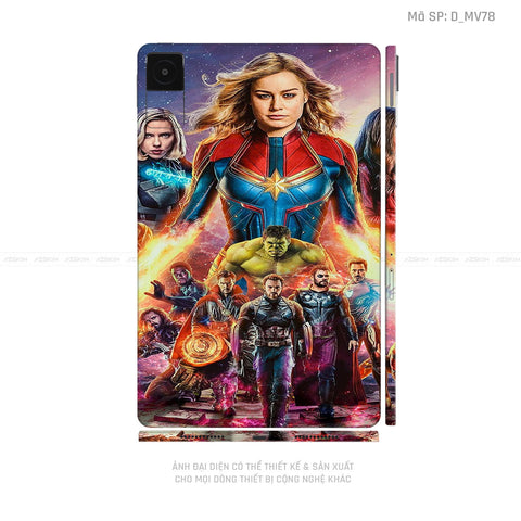 Dán Skin Máy Tính Bảng Xiaomi Mipad Hình Marvel | D_MV78