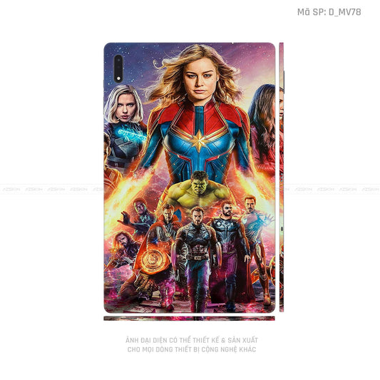 Dán Skin Galaxy Tab S9 Series Hình Marvel | D_MV78
