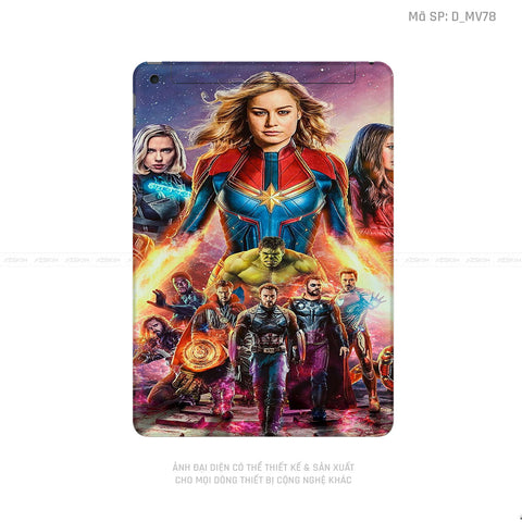 Dán Skin IPad Gen Series Hình Marvel | D_MV78