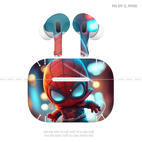 Dán Skin Airpod Pro/ Pro 2 Hình Marvel | D_MV80