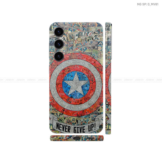 Dán Skin Galaxy S23 Series Hình Khiên Captain | D_MV81