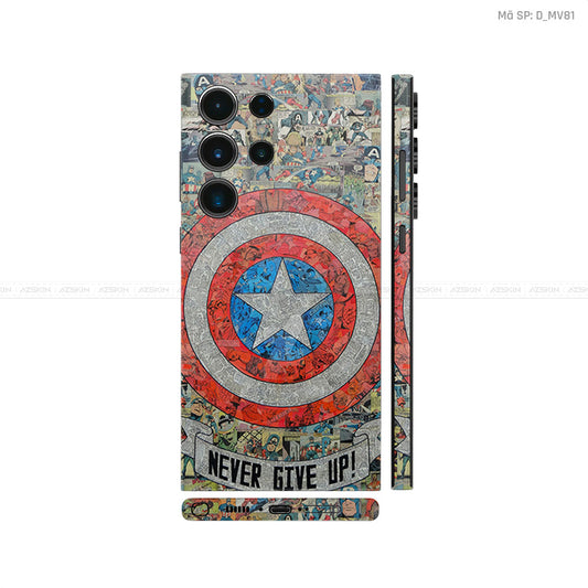 Dán Skin Galaxy S23 Series Hình Khiên Captain | D_MV81
