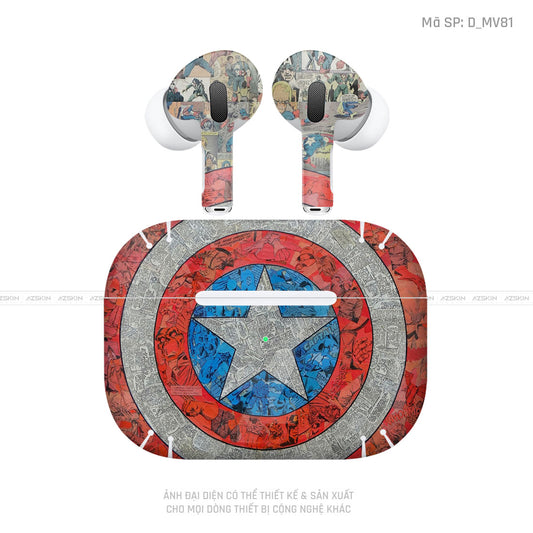 Dán Skin Airpod 3 Hình Marvel | D_MV81