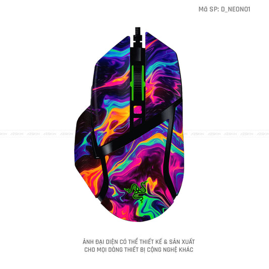 Skin Dán Chuột Razer Hình Neon | D_NEON01