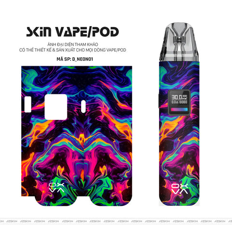 Dán Skin Pod Hình Neon | D_NEON01