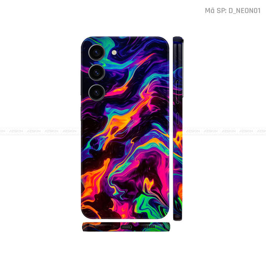 Dán Skin Samsung Galaxy S24 Series Chủ Đề Neon | D_NEON01