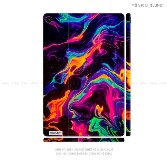 Dán Skin Máy Tính Bảng Lenovo Pad Series Hình Neon | D_NEON01