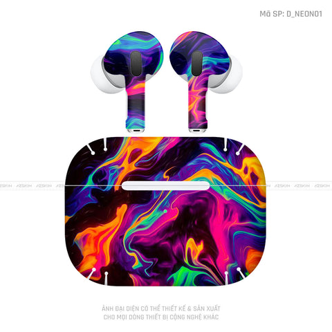 Dán Skin Tai Nghe Airpod Pro/ Pro 2 Hình Neon | D_NEON01