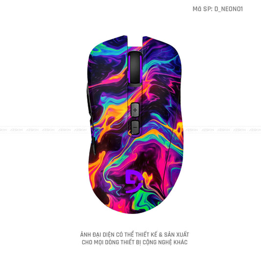 Skin Dán Chuột Fuhlen Hình Neon | D_NEON01