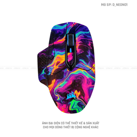 Skin Dán Chuột Corsair Hình Neon | D_NEON01