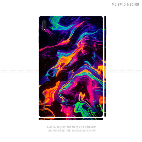 Dán Skin Galaxy Tab S7 Series Hình Neon | D_NEON01