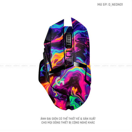 Skin Dán Chuột Logitech Hình Neon | D_NEON01