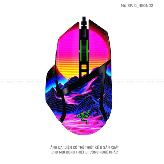 Skin Dán Chuột Razer Hình Neon | D_NEON02