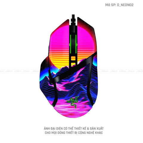 Skin Dán Chuột Razer Hình Neon | D_NEON02