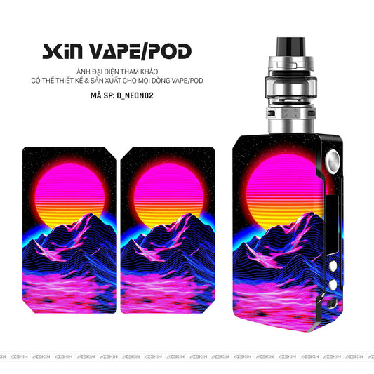 Dán Skin Vape Hình Neon | D_NEON02
