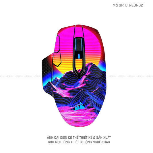 Skin Dán Chuột Corsair Hình Neon | D_NEON02