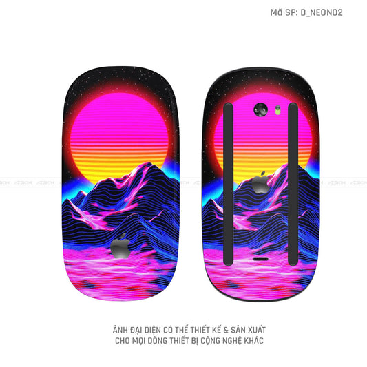Skin Dán Chuột Apple Magic Mouse Hình Neon | D_NEON02