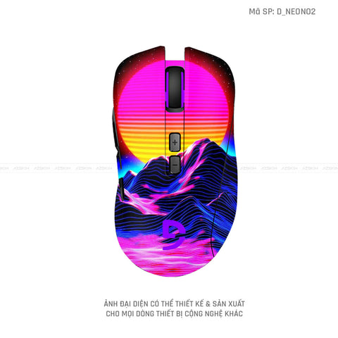 Skin Dán Chuột Fuhlen Hình Neon | D_NEON02