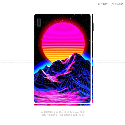 Dán Skin Galaxy Tab S7 Series Hình Neon | D_NEON02