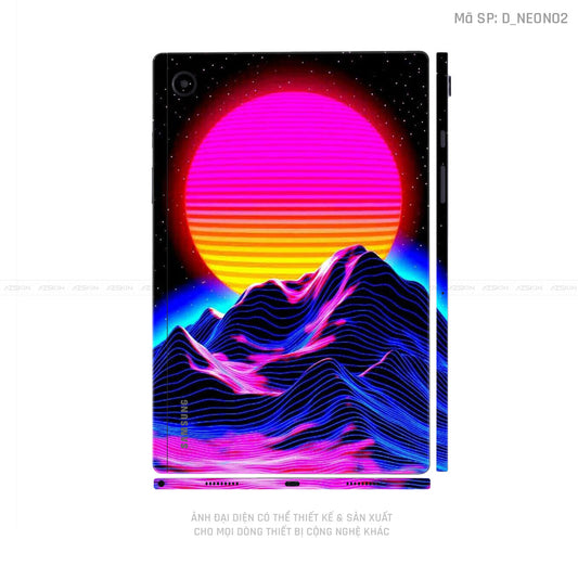 Dán Skin Galaxy Tab A Series Hình Neon | D_NEON02