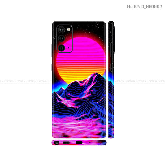 Dán Skin Galaxy Note 20 Series Hình Neon | D_NEON02