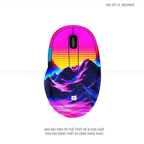 Skin Dán Chuột Microsoft Hình Neon | D_NEON02
