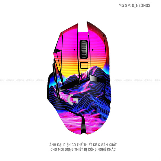 Skin Dán Chuột Logitech Hình Neon | D_NEON02