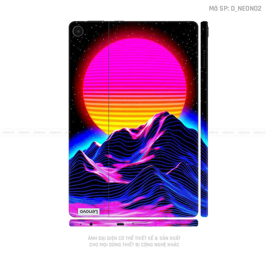 Dán Skin Máy Tính Bảng Lenovo Pad Series Hình Neon | D_NEON02