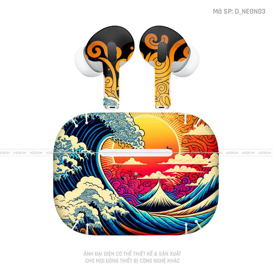 Dán Skin Tai Nghe Airpod 3 Hình Neon | D_NEON03