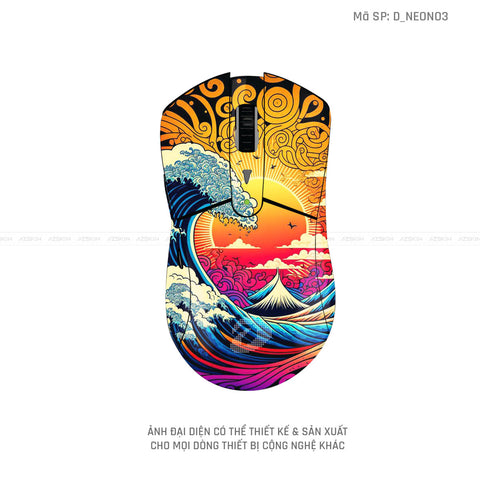 Skin Dán Chuột Dareu Hình Neon | D_NEON03