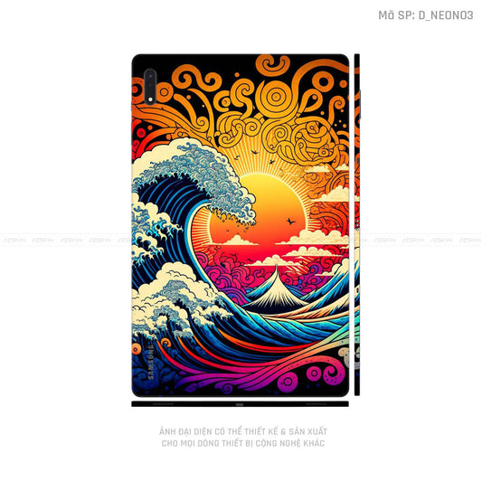 Dán Skin Galaxy Tab S8 Series Hình Neon | D_NEON03