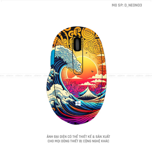 Skin Dán Chuột Microsoft Hình Neon | D_NEON03