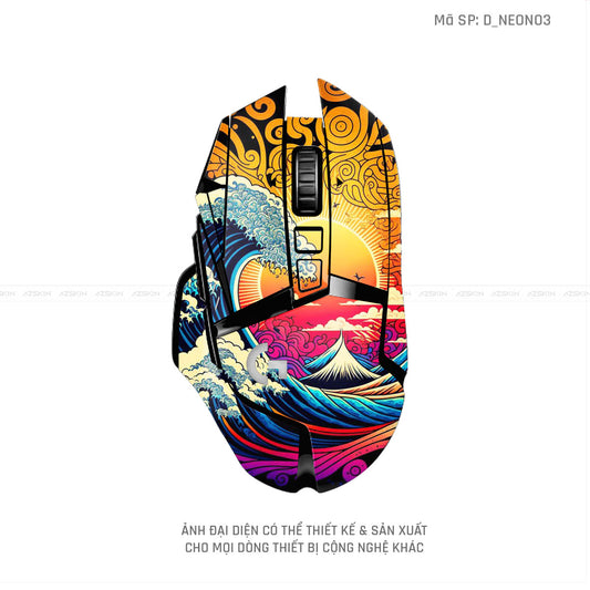 Skin Dán Chuột Logitech Hình Neon | D_NEON03