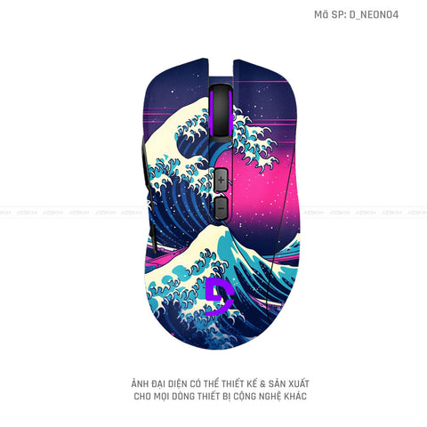 Skin Dán Chuột Fuhlen Hình Neon | D_NEON04