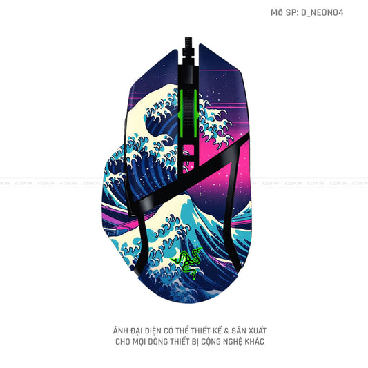 Skin Dán Chuột Razer Hình Neon | D_NEON04