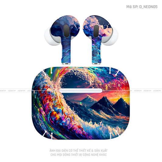 Dán Skin Tai Nghe Airpod Pro/ Pro 2 Hình Neon | D_NEON05