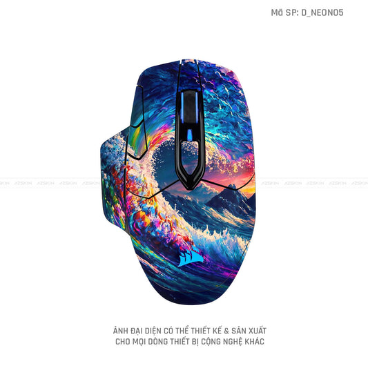 Skin Dán Chuột Corsair Hình Neon | D_NEON05