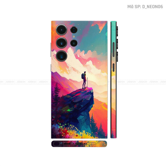 Dán Skin Samsung Galaxy S24 Series Chủ Đề Neon | D_NEON06